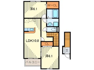 ユニヴェ－ルの物件間取画像